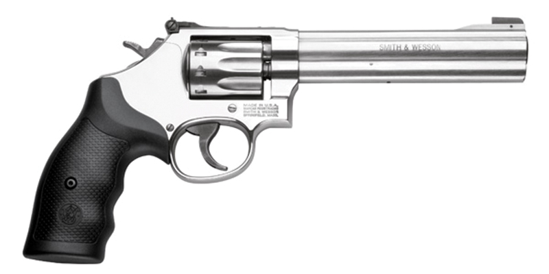 Smith & Wesson Model 617 Double/Single-Action .22 LR 6 in Satin Stainless Revolver, 10 Rounds