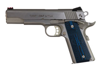 Colt Government Comp 1911 Semi-Auto Pistol .38 Super Auto, 5 in Stainless Barrel