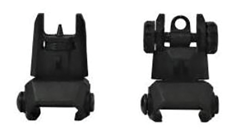 American Tactical / ATI Tactical Flip-Up Front and Rear Backup Sights, Polymer