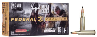 Federal Premium Trophy Copper .243 Winchester 85 Gr Trophy Copper, 20 Rounds