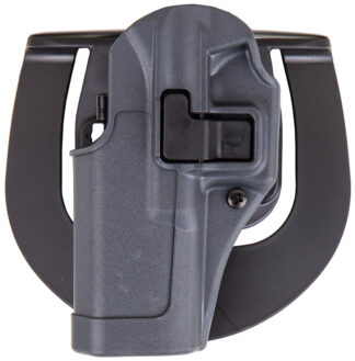 Blackhawk 413513BKL Serpa CQC Sportster OWB Size 13 Gun Metal Gray Polymer Paddle Compatible w/Glock 20/21/37/S&W M&P Left Hand