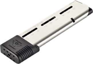 Wilson Combat 1911 Elite Tactical .45 ACP 10-Round Magazine (Stainless Steel, Black Polymer Base Pad)