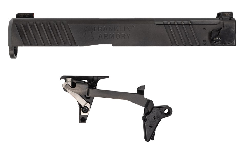 Franklin Armory G-S193 Binary Slide Assembly W/ Night Fision Night Sights, Black (Glock 19 Gen 3)