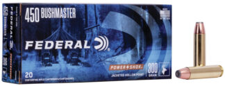 Federal Power-Shok .450 Bushmaster 300 gr Jacketed Hollow Point 20 Rounds Per Box