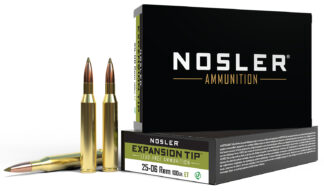 NOSLER 40238 E-Tip .25-06 Remington 100 gr Lead-Free 20 Rounds