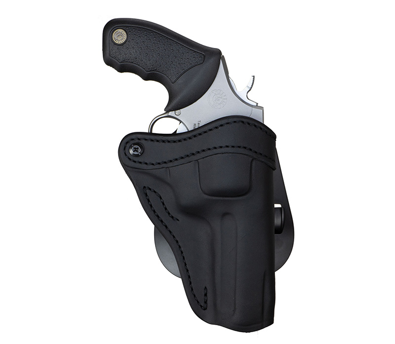 1791 Gunleather Paddle Revolver Holster Size 2 Stealth Black, Right Hand