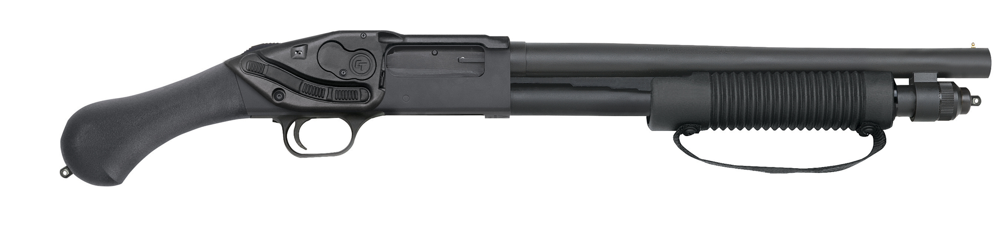 Mossberg 590 Shockwave CT 12 Gauge Pump-Action Shotgun, Matte Blued, Cylinder Bore