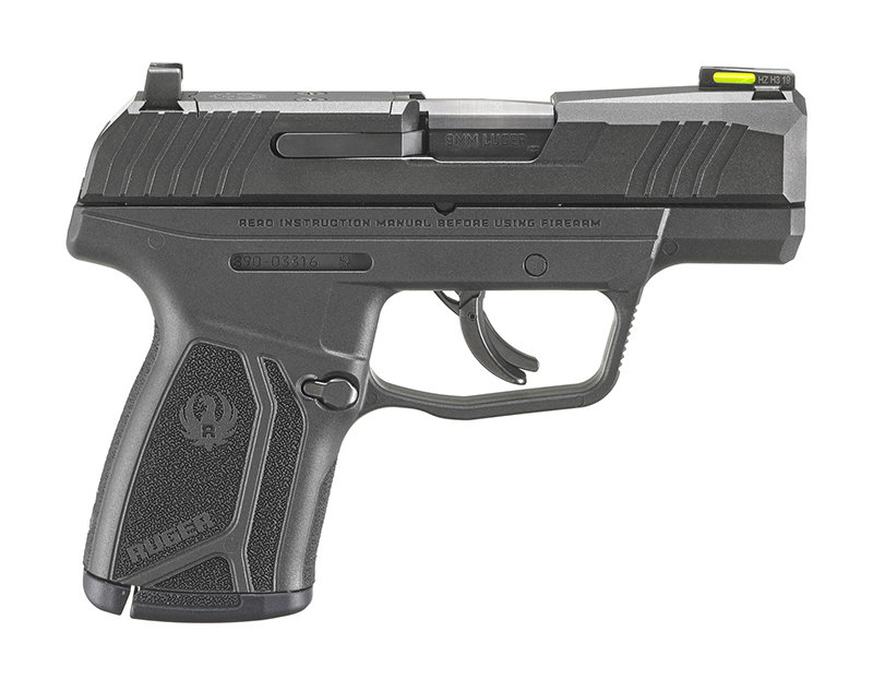 Ruger MAX-9 Semi-Auto 9mm 3.2 in Barrel Black with Tritium Sights