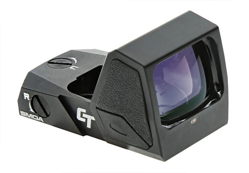Crimson Trace RAD Pro 1x Open Reflex Sight, 5 MOA Green Dot, Black, 5.5 in Length