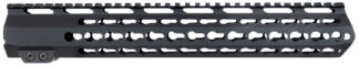 Aim Sports MTK13H308 AR-10 Free-Float Handguard 13.5 in High KeyMod, Black Anodized 6061-T6 Aluminum