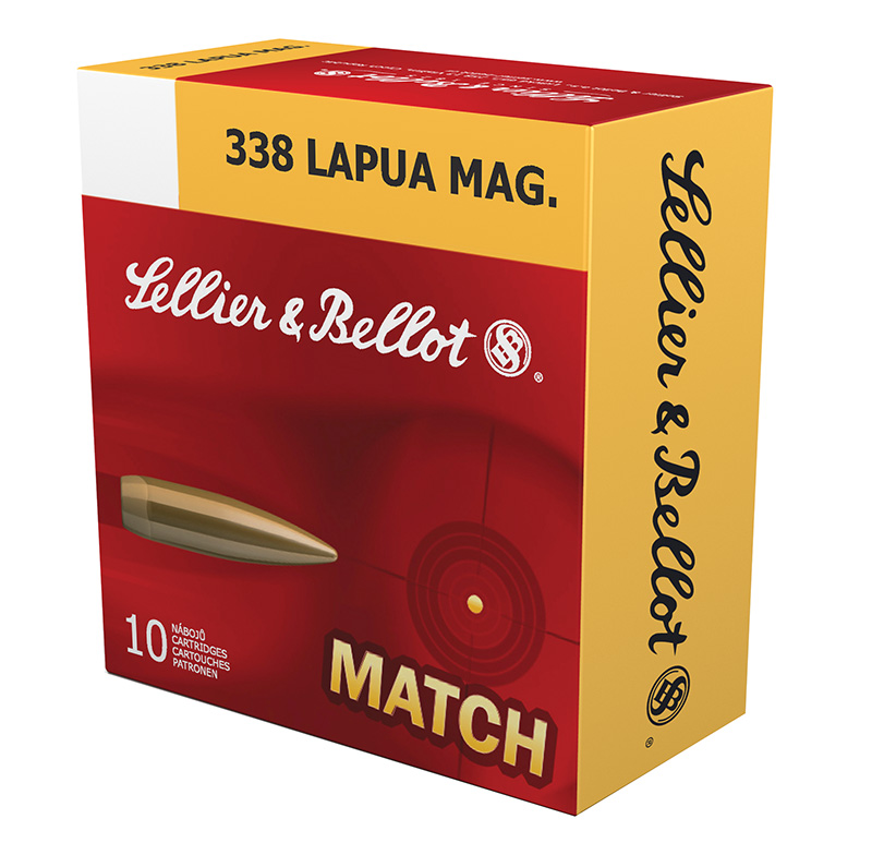Sellier & Bellot .338 Lapua Magnum 300 gr HPBT Match 10-Round Box
