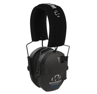 Walkers Razor X-TRM Electronic Over-the-Head Earmuff with Cooling Pads, Black