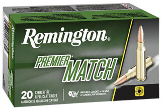 Remington Premier Match .223 Rem 77 gr Sierra MatchKing BTHP 20 Rounds