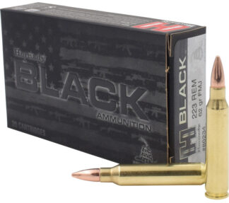 Hornady Black .223 Rem / 5.56 NATO 62 Grain FMJ Rifle Ammo (20 Rounds)