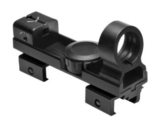 NCStar DAB 1x25 Red/Green Dot Reflex Sight with 3/8" Dovetail Mount (Black Anodized Aluminum)