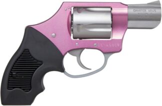 Charter Arms the Pink Lady .38 Special DAO 2 in Barrel, Fixed Sights, 5 Rounds, Pink/Stainless