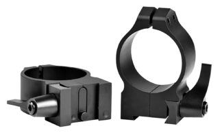 Warne 14TLM Tikka Maxima 30mm Medium Quick Detach Rings Matte Black 0 MOA