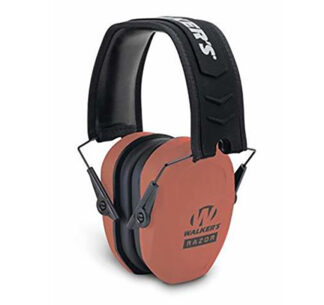 Walkers Razor Slim Passive Earmuff Coral