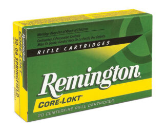 Remington 300 WSM 150 Grain Core-Lokt Pointed Soft Point PSP Brass Ammo (20 Rounds)