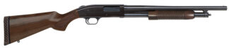 Mossberg 500 Persuader Sec Retro 12 Gauge Pump Shotgun, 18.5 in Blued/ Walnut, 5+1 Rounds