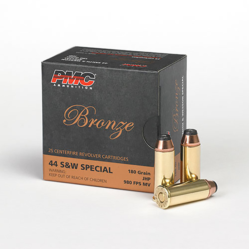 PMC Bronze .44 S&W Special 180 Gr JHP 25 Rounds Per Box