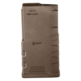 Mission First Tactical Extreme Duty Polymer Magazine 7.62x51 NATO, Flat Dark Earth, 20-Round