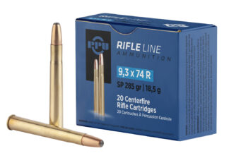 PPU PP9374 9.3mmx74R 285 Grain Soft Point Rifle Ammo