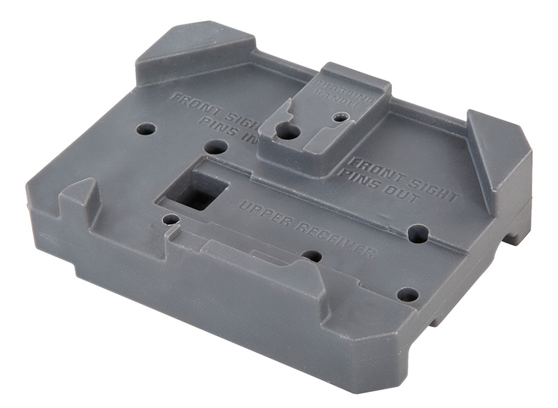 Wheeler Engineering Delta Series AR Armorer's Bench Block, Gray Plastic