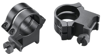 Weaver Quad Lock Quick Detachable Scope Rings 1" Extra High Matte Black