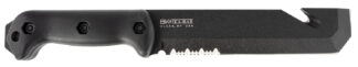 Ka-Bar BK3 Becker Tac Tool 7 in Chisel Blade, 1095 Cro-Van, Black Handle, Includes Sheath