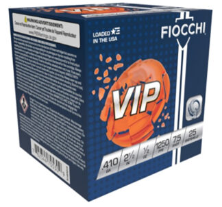 Fiocchi VIP 410 Bore 2 1/2 in 1/2 oz #7.5 Shot Target Load, 25 Rounds