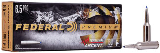 Federal Premium 6.5 PRC 120 gr Trophy Copper Rifle Ammunition