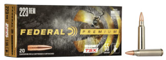 Federal Premium 223 Rem 55 gr Barnes Triple-Shock X (TSX) 20rd