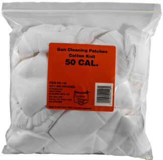Southern Bloomer 126 Cleaning Patches, 50 Cal, Cotton Knit, 500 Per Pkg
