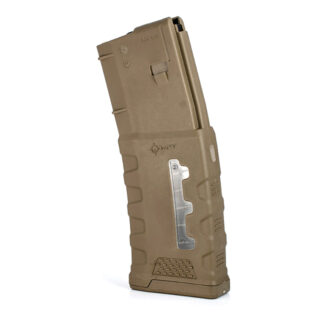 Mission First Tactical Extreme Duty Polymer Window Magazine, 5.56/.223 Flat Dark Earth, 30 Rounds