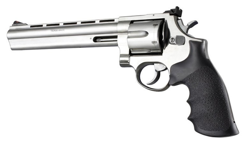 Hogue Monogrip Rubber Grip Taurus Medium/Large Frame Square Butt Black Finger Groove