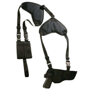 Bulldog Cases WSHD3 Deluxe Shoulder Holster Harness 2.5-3.75 in Compact Autos