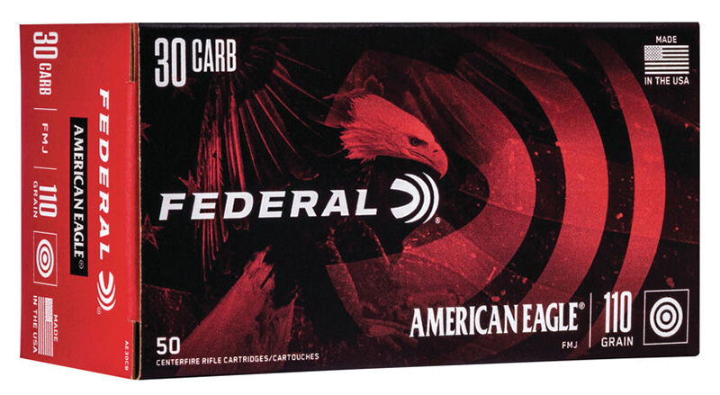 Federal American Eagle .30 Carbine 110gr FMJ 50 Rounds