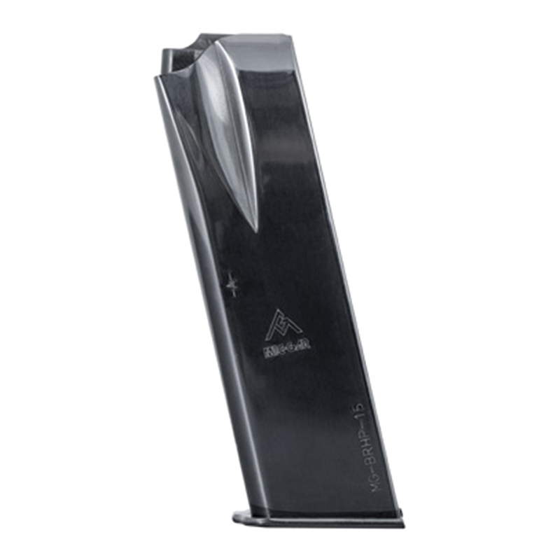 Mec-Gar Browning Hi Power 9mm 15-Round Blued Steel Detachable Magazine