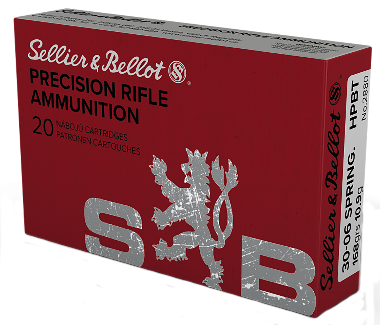 Sellier & Bellot SB3006D .30-06 Springfield 168 Gr Hollow Point Boat-Tail (20 Rounds)