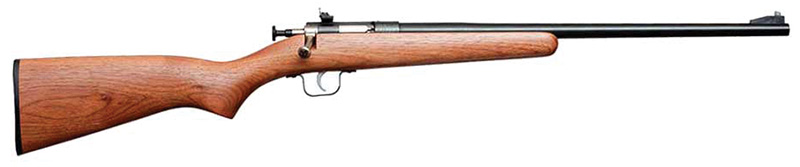Davey Crickett Crickett Youth .22 Magnum Single-Shot 16.125 in Blued/Walnut