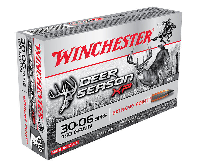 Winchester DeerSeasonXP .30-06 Springfield 150 Grain Poly Tip Ammo, 20 Rounds Per Box