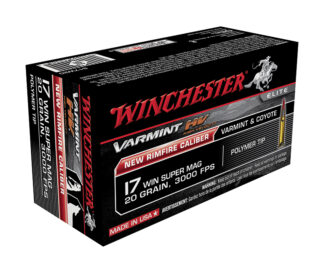 Winchester Varmint HV .17 WSM 20-Grain Polymer Tip 50-Round Box