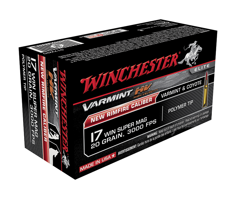 Winchester Varmint HV .17 WSM 20-Grain Polymer Tip 50-Round Box