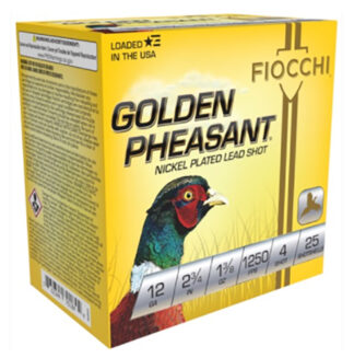 Fiocchi Golden Pheasant Extrema 12 Gauge 2.75 in 1 3/8 oz #4 Shot