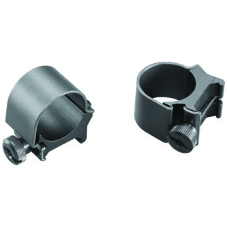 Weaver Detachable Top Mount Rings 1 in Medium Matte Black Quick Detach