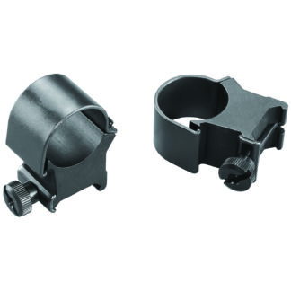 Weaver 49044 Detachable Top Mount Rings, Quick Detach, Matte Black, 1 in Extra High