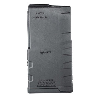 Mission First Tactical Extreme Duty Polymer Magazine .308 / 7.62 NATO, Black, 20 Rounds