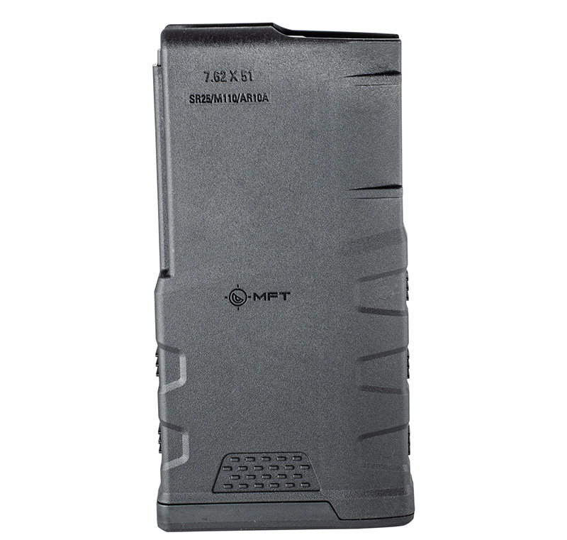 Mission First Tactical Extreme Duty Polymer Magazine .308 / 7.62 NATO, Black, 20 Rounds
