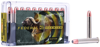 Federal P500NSA 500 Nitro Express 570 gr Swift a-Frame Cape-Shok 20 Rounds Per Box